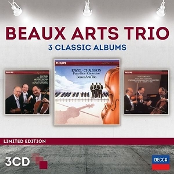 Beaux Arts Trio-3 Classic Albums (Ltd.Edt.), Beethoven, Dvorak, Ravel
