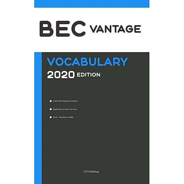 BEC Vantage Vocabulary 2020 Edition, CEP PUBLISHING