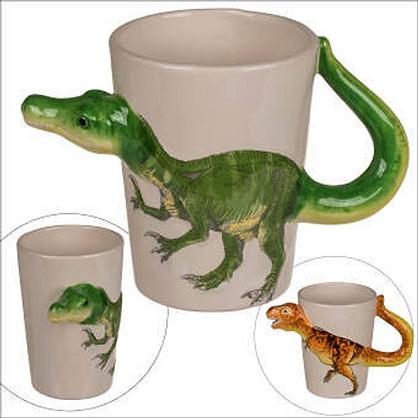 Becher Dinosaurier, Überraschungsmotiv