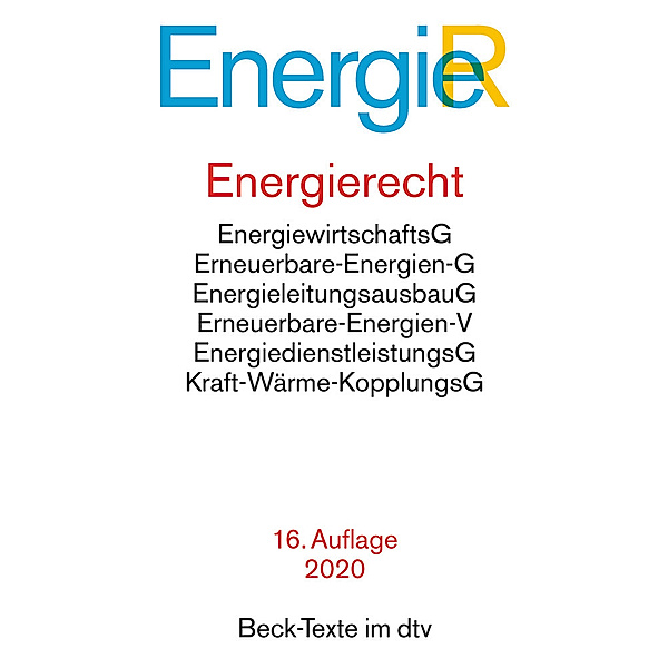 Beck-Texte im dtv / Energierecht