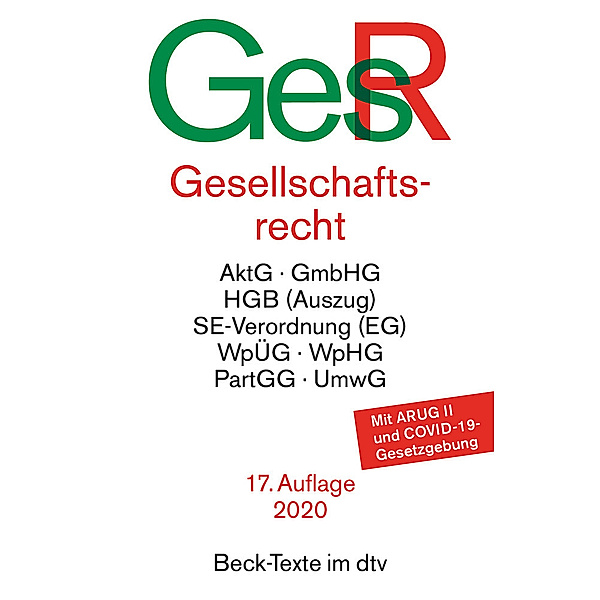 Beck-Texte im dtv / Gesellschaftsrecht (GesR)