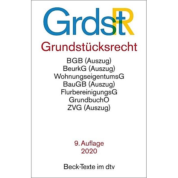 Beck-Texte im dtv / Grundstücksrecht (GrundstR)