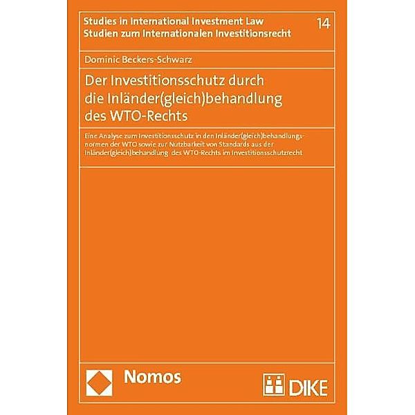 Beckers-Schwarz, D: Investitionsschutz, Dominic Beckers-Schwarz