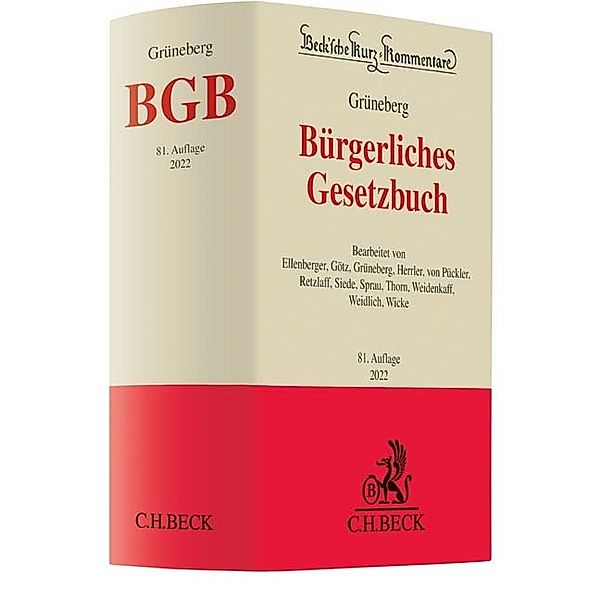 Beck'sche Kurz-Kommentare / Bürgerliches Gesetzbuch (BGB), Kommentar