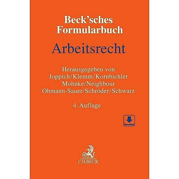 Beck'sches Formularbuch Arbeitsrecht