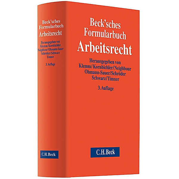 Beck'sches Formularbuch Arbeitsrecht, m. CD-ROM