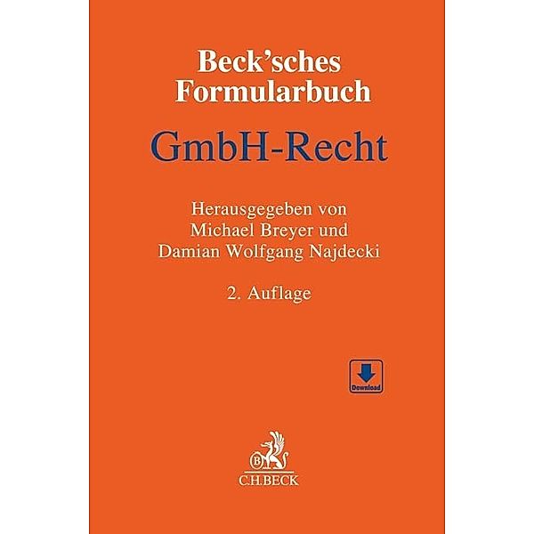 Beck'sches Formularbuch GmbH-Recht, m. CD-ROM