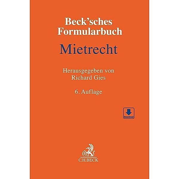 Beck'sches Formularbuch Mietrecht