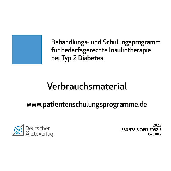 Bedarfsgerechte Insulintherapie - Verbrauchsmaterial, Monika Grüßer, Viktor Jörgens