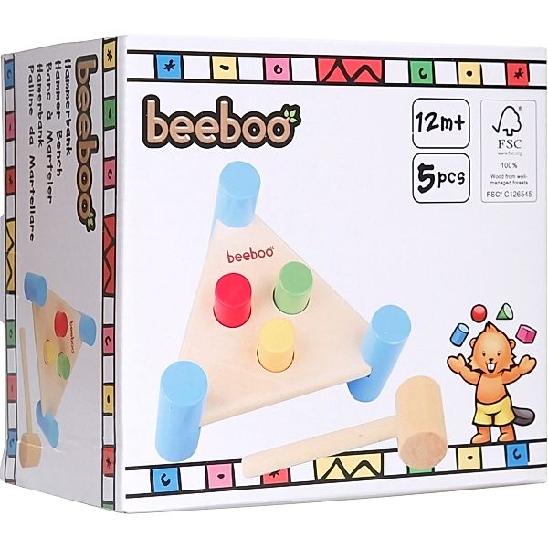 Beeboo Hammerbank, dreieck, Spielzeug