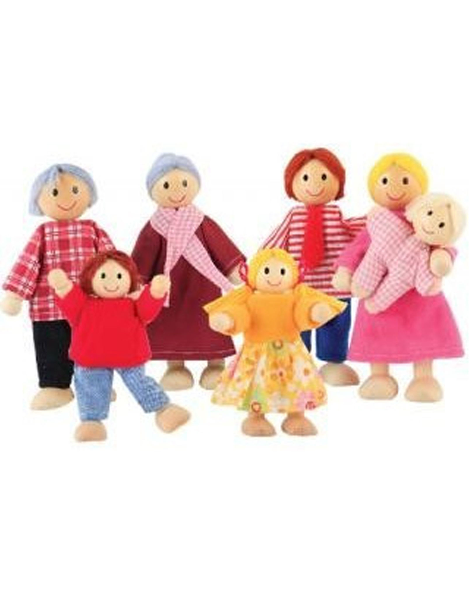 Beeboo Puppenhaus-Familie, 7 Puppen kaufen | tausendkind.de