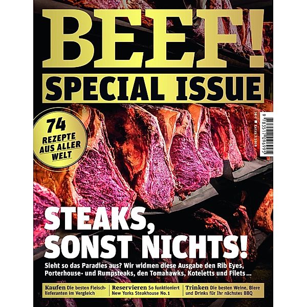 BEEF! - Für Männer mit Geschmack: Sonderh. BEEF! Special Issue: Herbst 2018