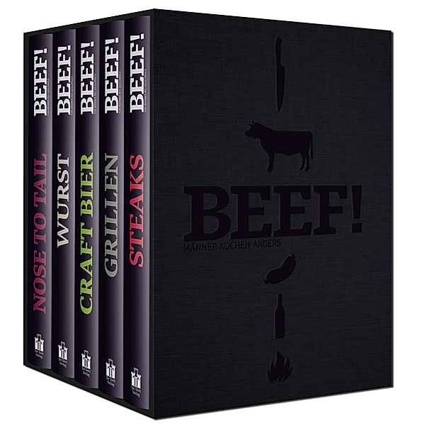 BEEF!-Kochbuchreihe / 1-5 / BEEF! SCHUBER, 5 Bände