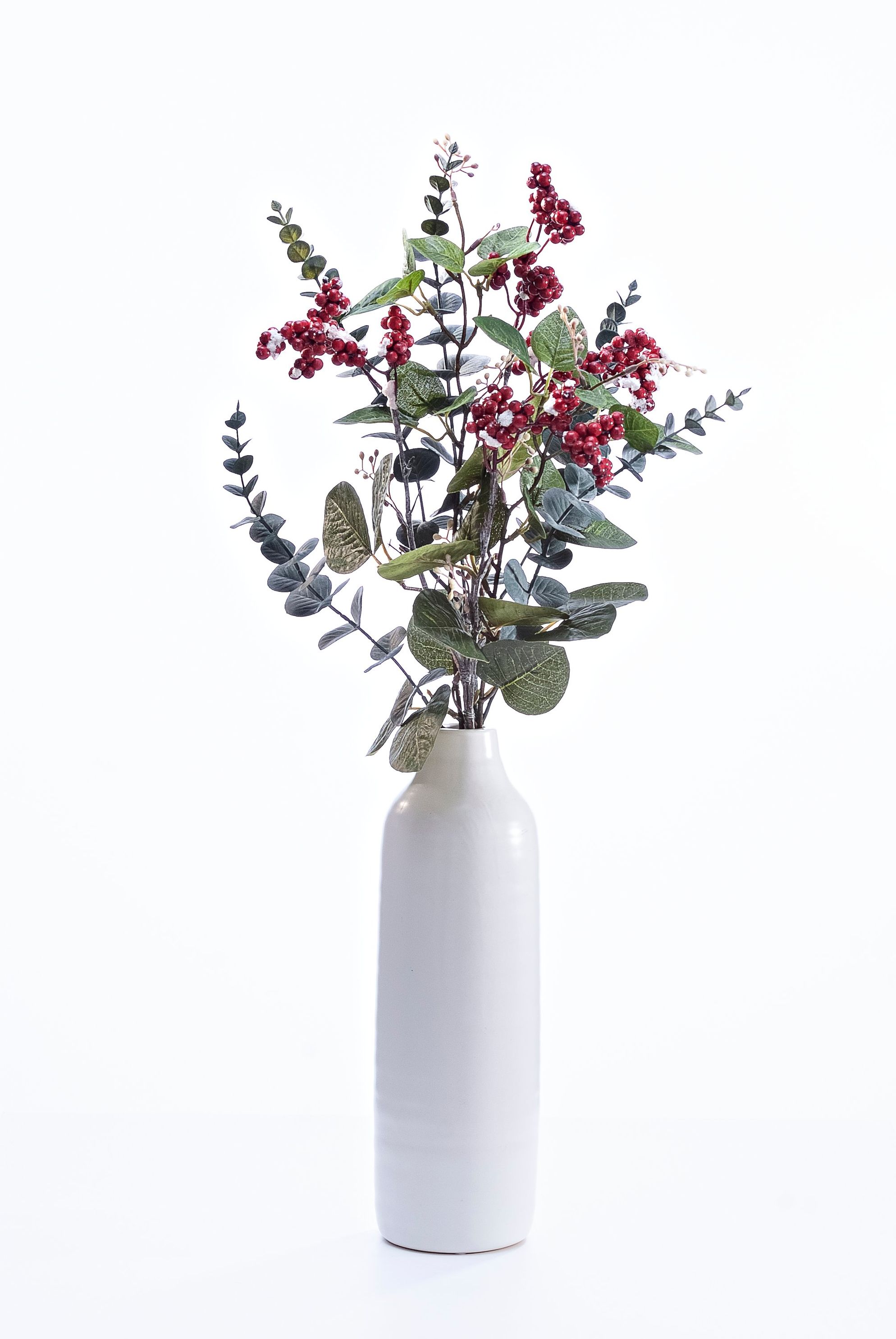 Beeren-Eukalyptus-Bouquet mit Keramikvase bestellen | Weltbild.de