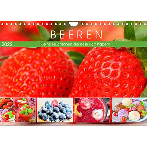 Beeren. Kleine Früchtchen, die es in sich haben! (Wandkalender 2022 DIN A4 quer), Rose Hurley