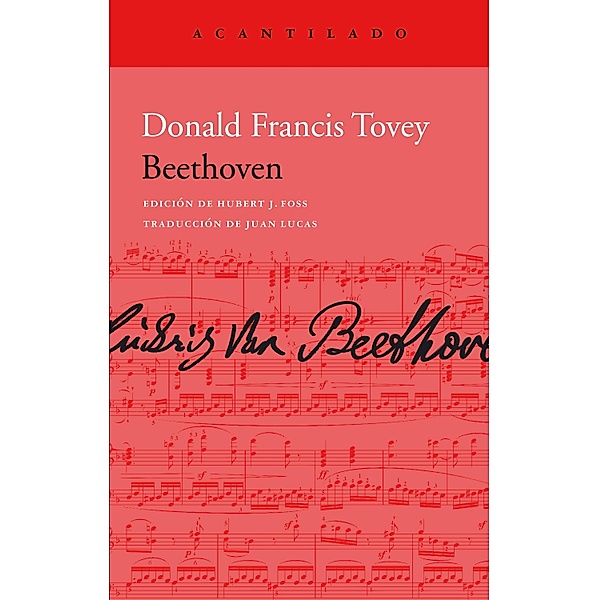 Beethoven / El Acantilado Bd.441, Donald Francis Tovey