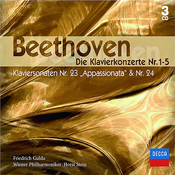 Beethoven Klavierkonzerte Nr. 1, Friedrich Gulda, Horst Stein, Wp