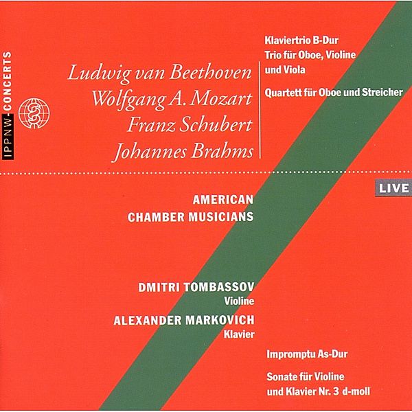 Beethoven,Mozart,Schubert,Brahms, American Chamber Musicians, Tombassov, Markovich