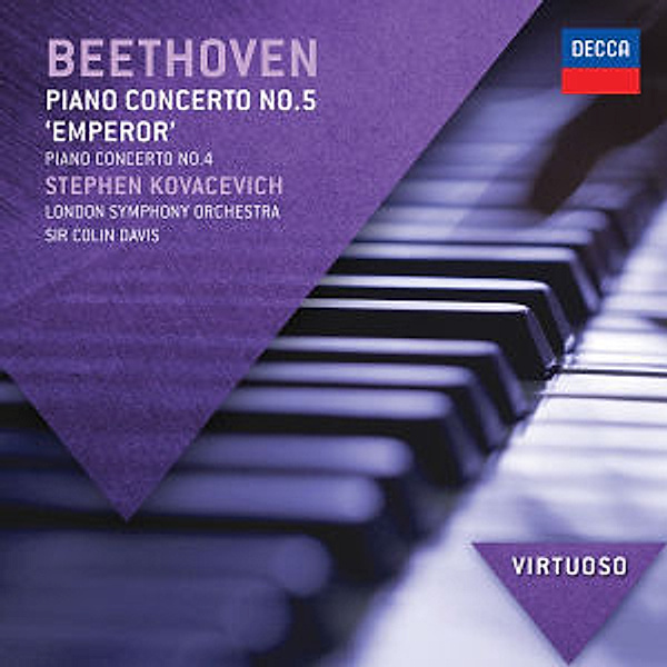 Beethoven: Piano Concerto No.5 - Emperor,  Piano Concerto No.4, Ludwig van Beethoven
