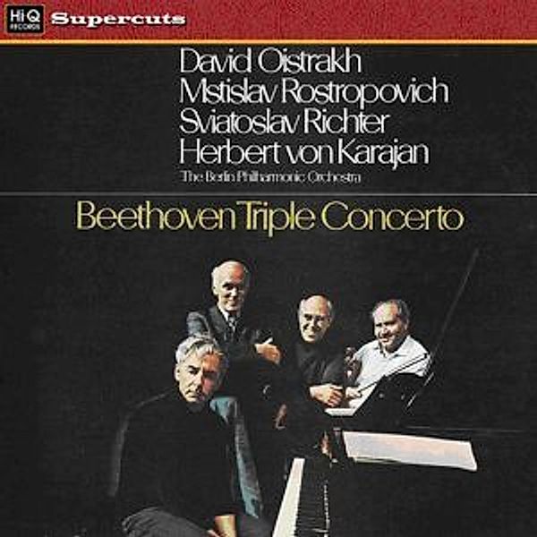 Beethoven/Triple Concerto (180 Gr.Lp) (Vinyl), D. Oistrach, M. Rostrpowitsch, S. Richter, Bp, Karajan