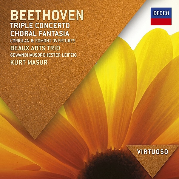 Beethoven: Triple Concerto, Choral Fantasia, Coriolan & Egmont Overtures, Beaux Arts Trio, Masur, Pressler, Gol