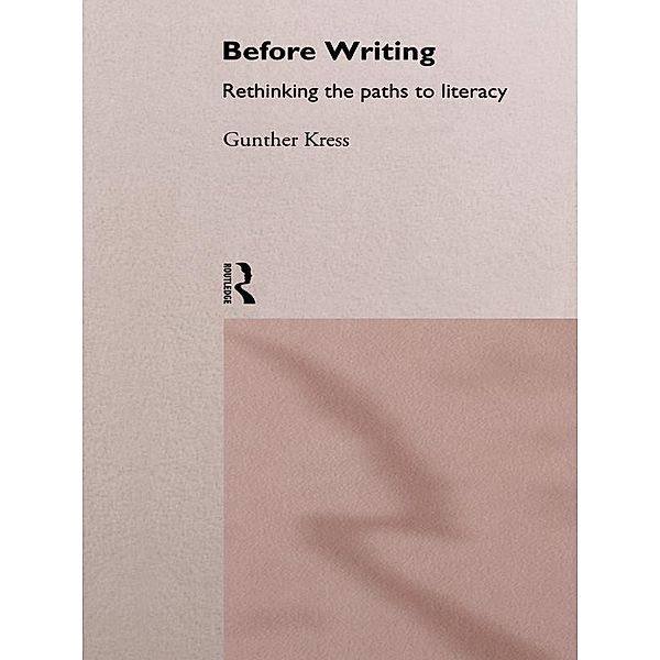 Before Writing, Gunther Kress