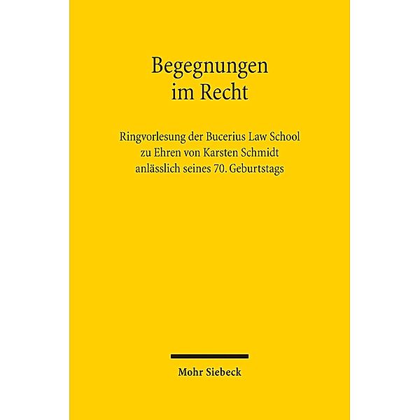 Begegnungen im Recht