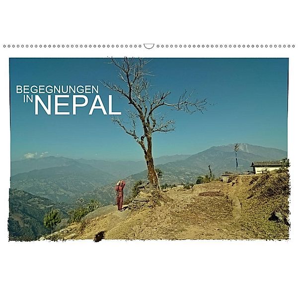 BEGEGNUNGEN IN NEPAL (Wandkalender 2020 DIN A2 quer), Achim Wurm