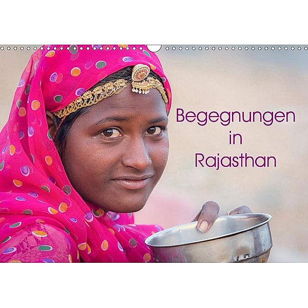 Begegnungen in Rajasthan (Wandkalender 2021 DIN A3 quer), Peter Schürholz