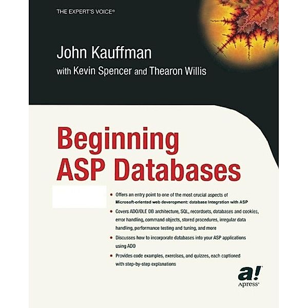 Beginning ASP Databases, Kevin Spencer, Thearon Willis, John Kauffman