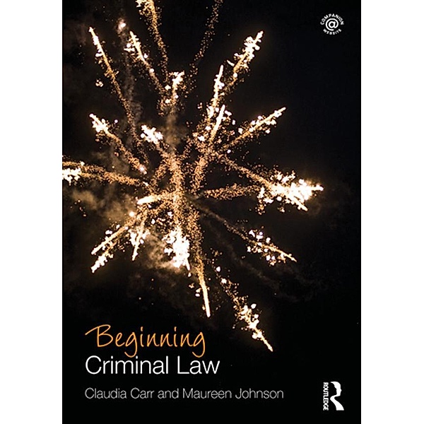 Beginning Criminal Law, Claudia Carr, Maureen Johnson