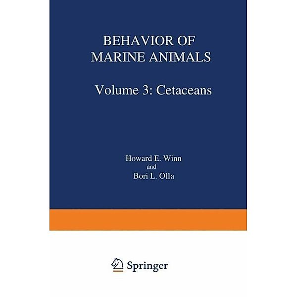 Behavior of Marine Animals, Howard E. Winn, Bori L. Olla