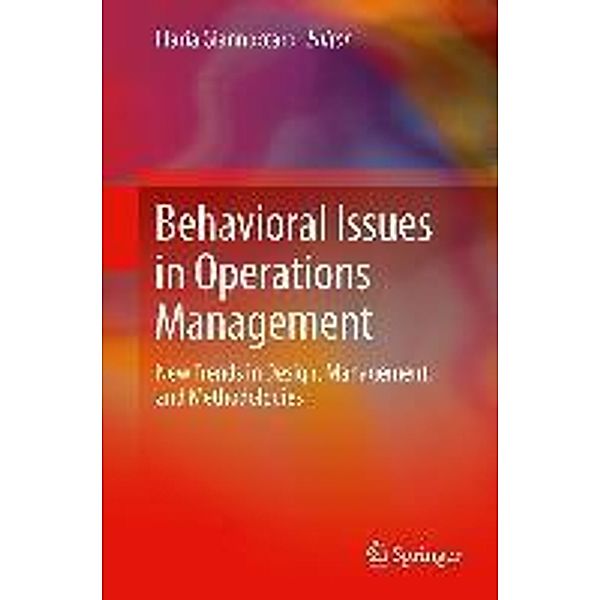 Behavioral Issues in Operations Management