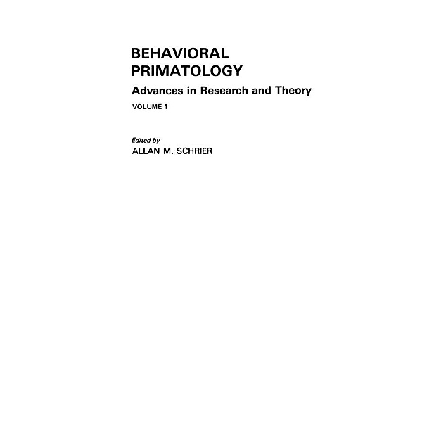 Behavioral Primatology