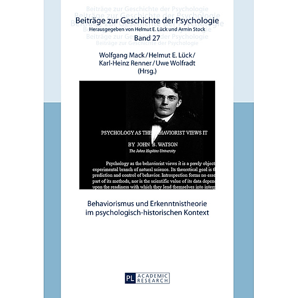 Behaviorismus und Erkenntnistheorie im psychologisch-historischen Kontext