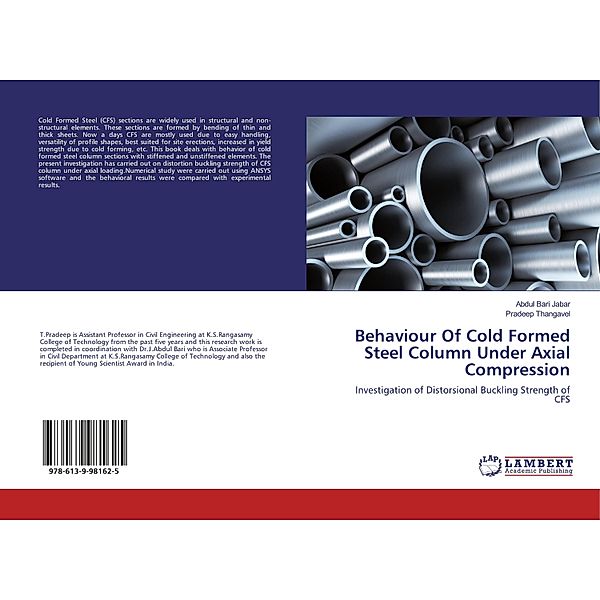 Behaviour Of Cold Formed Steel Column Under Axial Compression, Abdul Bari Jabar, Pradeep Thangavel