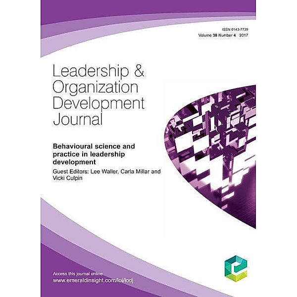 Behavioural science and practice in leadership development