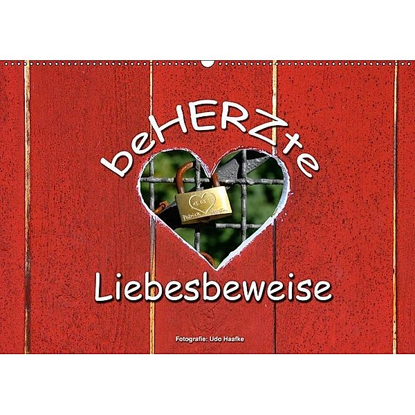 BeHERZte Liebesbeweise 2019 (Wandkalender 2019 DIN A2 quer), Udo Haafke