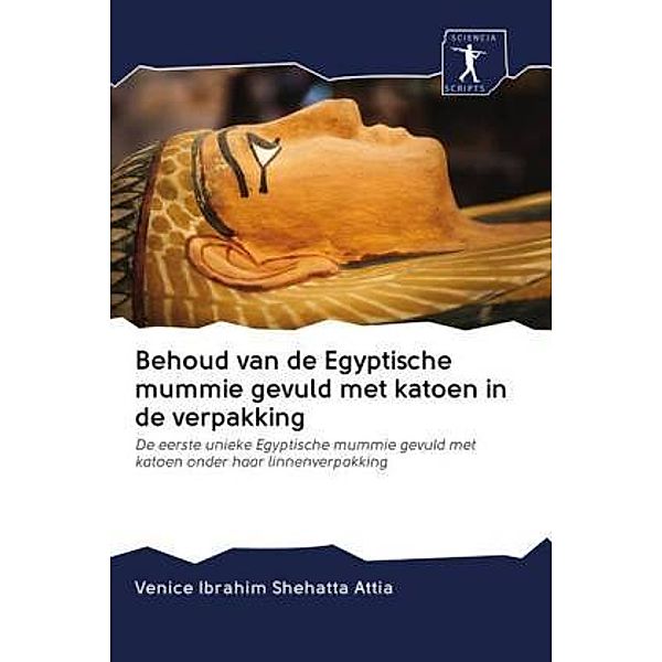 Behoud van de Egyptische mummie gevuld met katoen in de verpakking, Venice Ibrahim Shehatta Attia