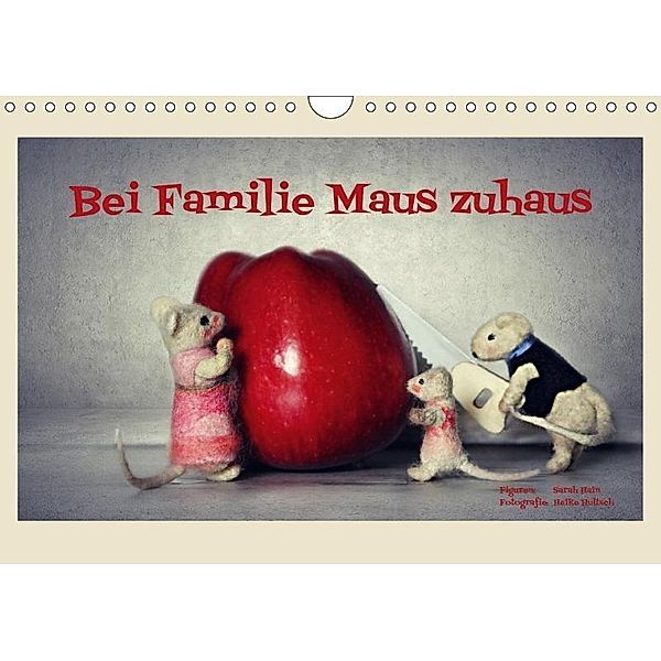 Bei Familie Maus zuhaus (Wandkalender 2017 DIN A4 quer), Sarah Hain