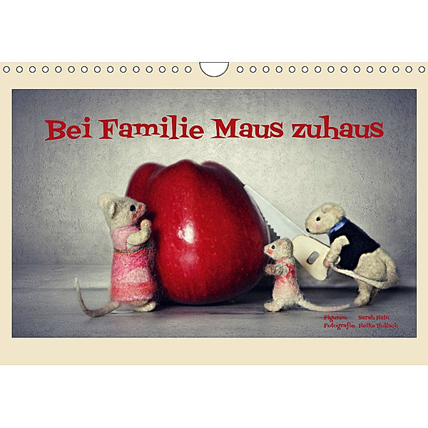 Bei Familie Maus zuhaus (Wandkalender 2019 DIN A4 quer), Sarah Hain