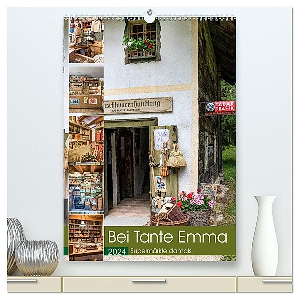 Bei Tante Emma, Supermärkte damals (hochwertiger Premium Wandkalender 2024 DIN A2 hoch), Kunstdruck in Hochglanz, Bodo Schmidt