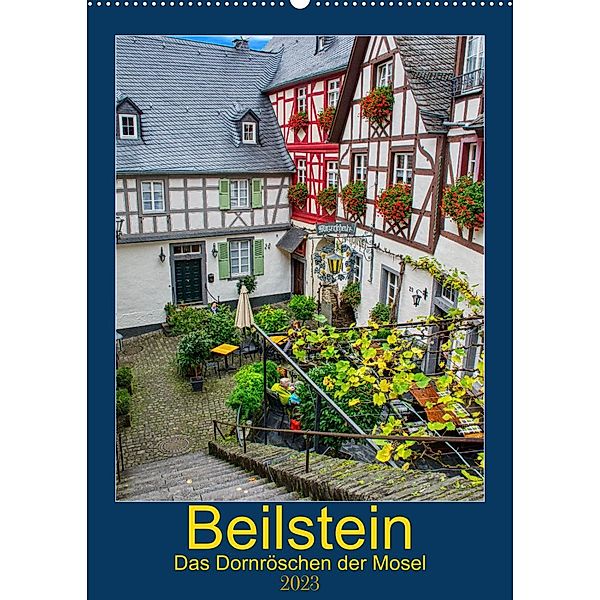 Beilstein - Das Dornröschen der Mosel (Wandkalender 2023 DIN A2 hoch), Thomas Bartruff