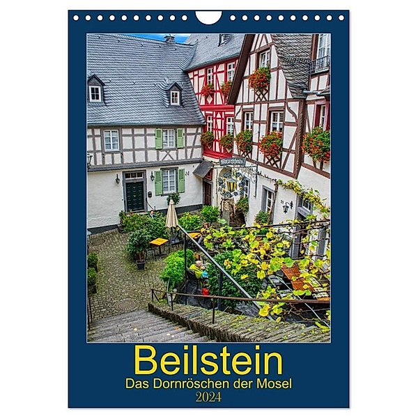 Beilstein - Das Dornröschen der Mosel (Wandkalender 2024 DIN A4 hoch), CALVENDO Monatskalender, Thomas Bartruff
