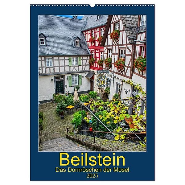 Beilstein - Das Dornröschen der Mosel (Wandkalender 2025 DIN A2 hoch), CALVENDO Monatskalender, Calvendo, Thomas Bartruff