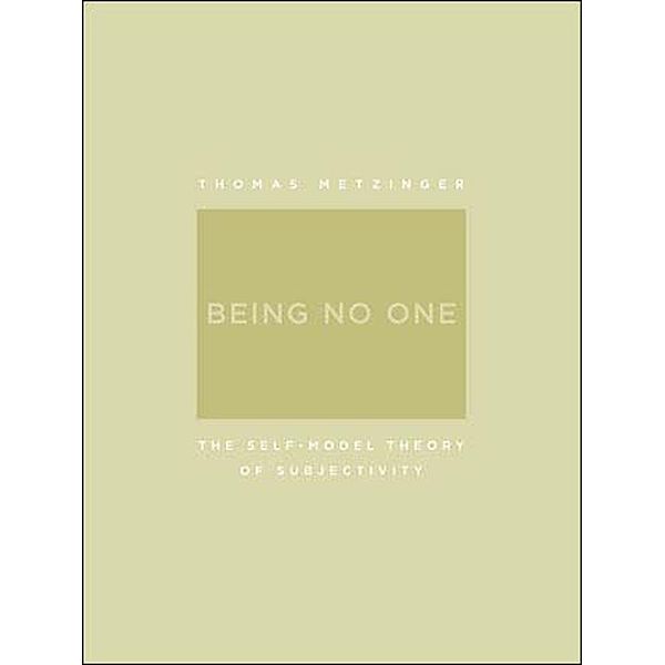 Being No One, Thomas Metzinger