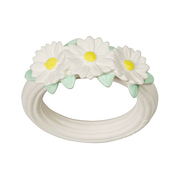 A Little Lovely Company Beissring DAISY CHAIN in weiss