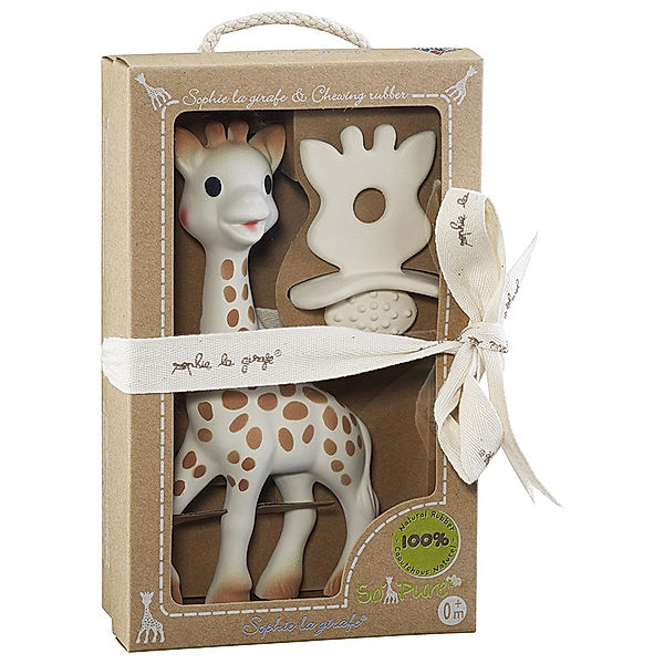 Vulli Beißring-Set SOPHIE LA GIRAFE® und SO`PURE 2-teilig