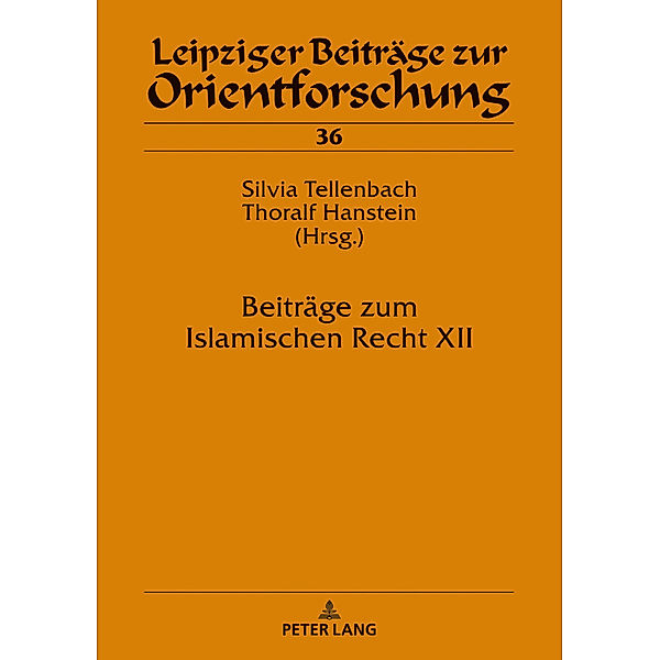 Beiträge zum Islamischen Recht XII