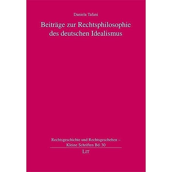 Beiträge zur Rechtsphilosophie des deutschen Idealismus, Daniela Tafani